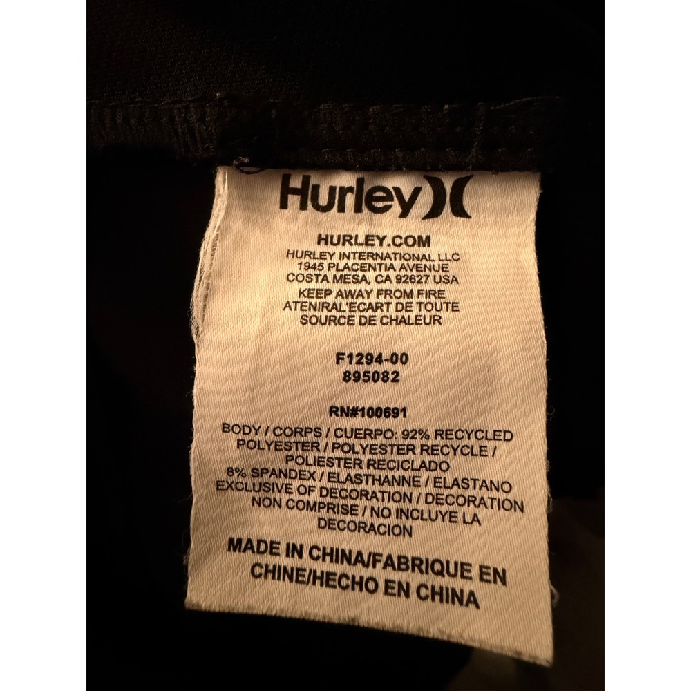 Hurley phantom flex 2.0 hybrid board shorts walk athletic chino black summer 38 - Picture 6 of 6